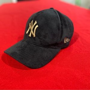 Brand new… New era hat. Black velvet NY logo ..9forty